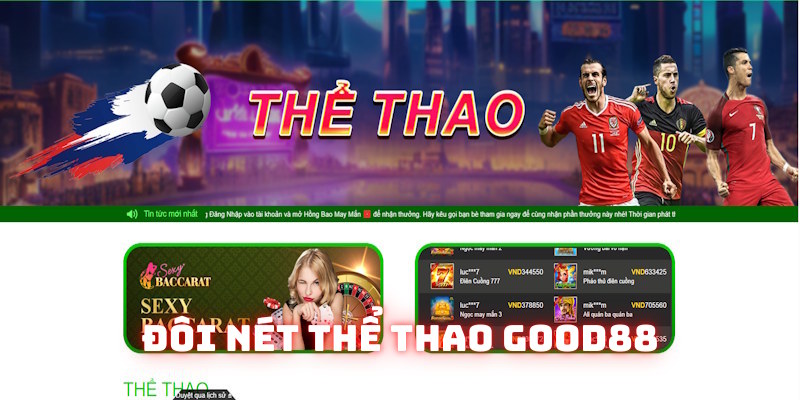 Thông tin sơ lược đề cập đến thể thao Good88