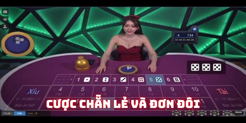 Cá cược chơi Sicbo theo chẵn/lẻ hoặc đơn/đôi